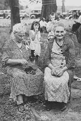 Two elderly women.