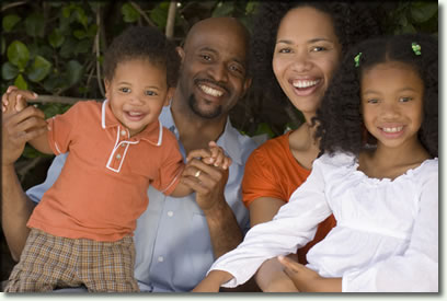 Photo of an African American Family