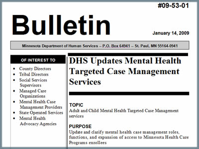 cover of the Bulletin home page