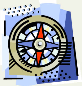 a compass