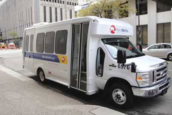 Photo of a Metro Mobility vehicle