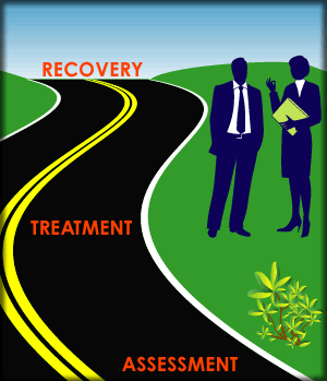 roadmap with two people interacting as in a teaching situation