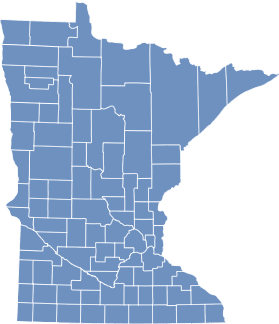 Map of Minnesota