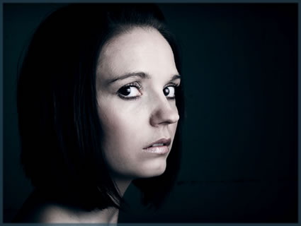 a young woman looking lost