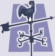 Rooster weather vane