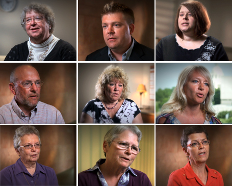 Collage of participants of HAC who are seen in the video.